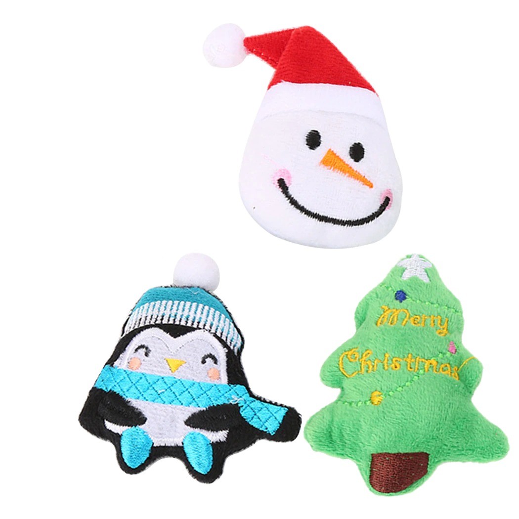 Jouets-cataire-noel-chaton-Peluches-chataire-pour noel-chaton-Doudou-herbe-chat-noel