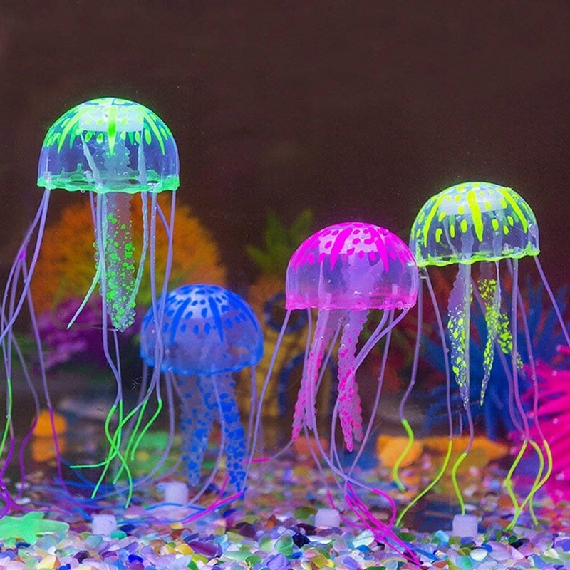 Décoration méduse pour aquarium - Petits Compagnons