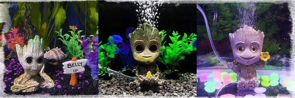 Arbre enfant bulleur pour aquarium - Petits Compagnons