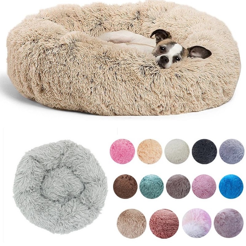 Panier pour petit Chien Chat Couchage Lit peluche Chaud Lavable Confort  moelleux