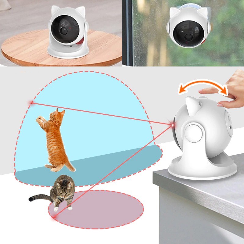 Laser-autonome-usb-pour-chat-Jouet-laser-plusieurs-supports-pour-chat-Pointeur-laser-drole-automatique-pour-chats