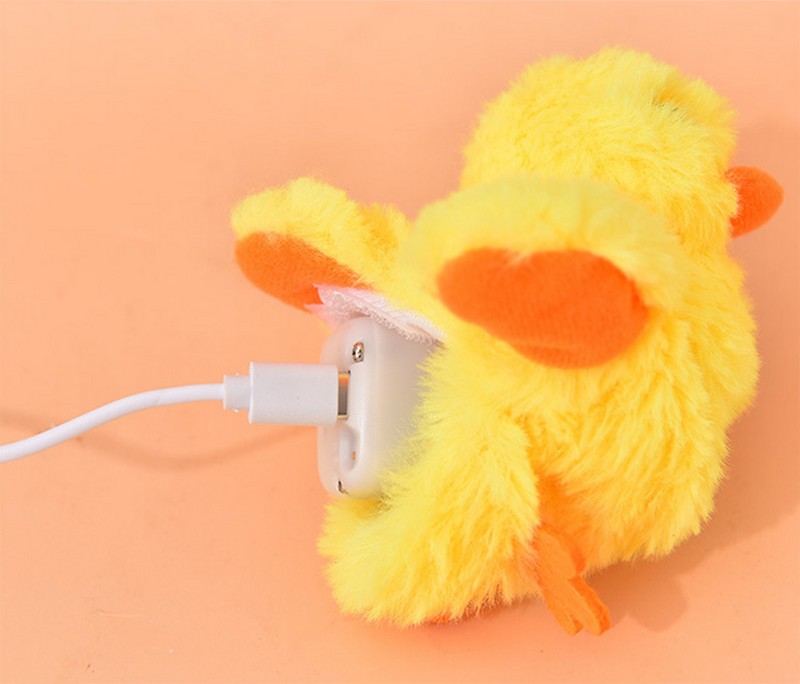 Jouet-interactif-usb-pour-chats-Poussin-en-peluche-electronique-chats-Canard-automate-cataire-pour-chats