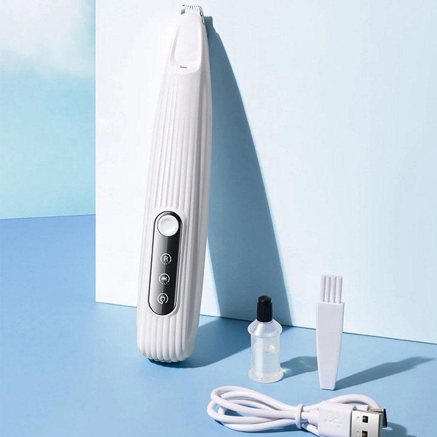 Tondeuse-finition-usb-pour-chien-Mini-tondeuse-coussinet-design-Rasoir-electrique-poils-animaux