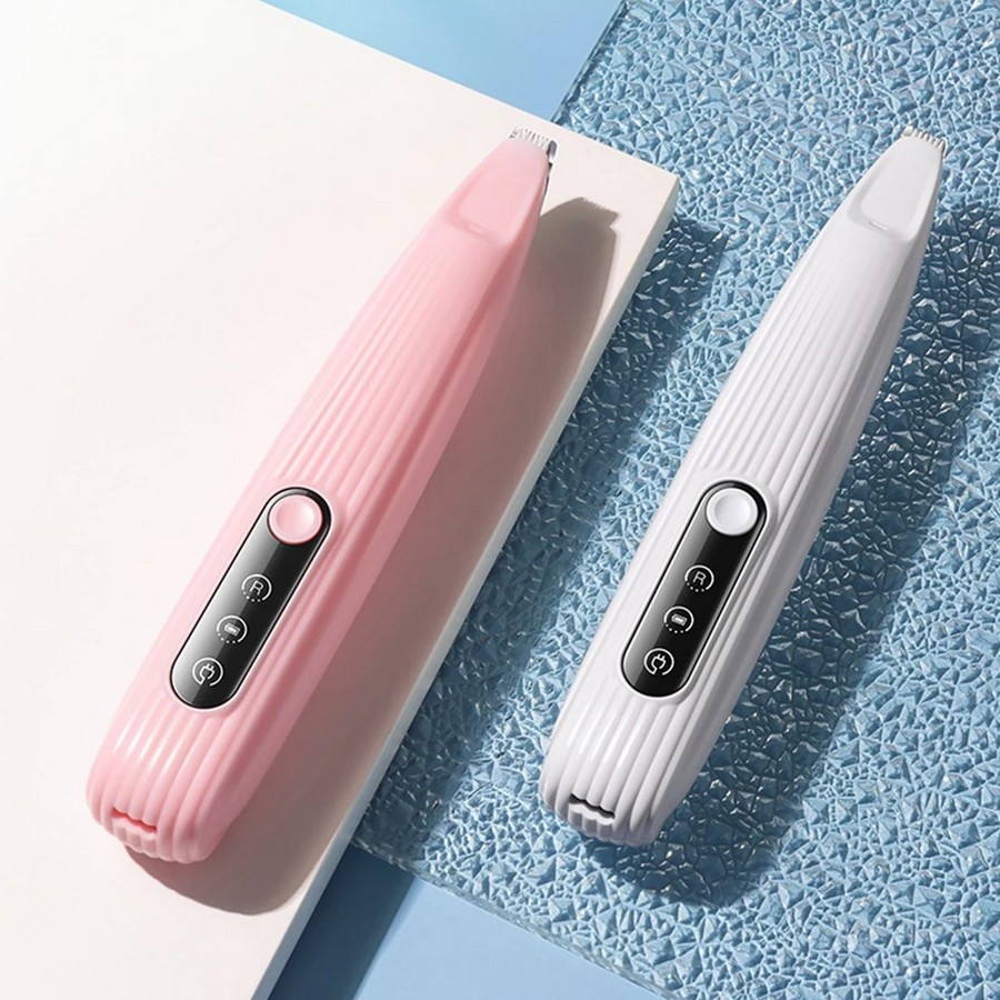 Tondeuse-finition-usb-pour-chien-Mini-tondeuse-coussinet-design-Rasoir-electrique-poils-animaux