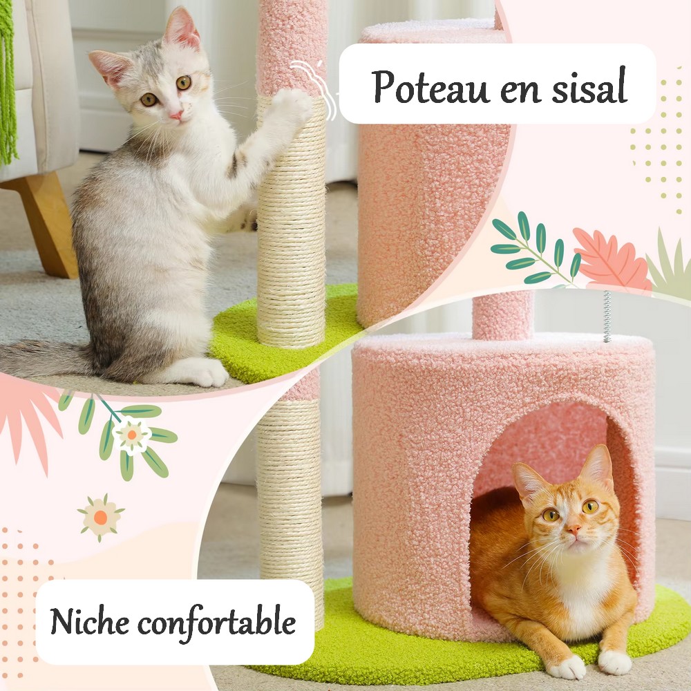 Arbre-a-chat-rose-Arbre-a-chat-design-chic-Arbre-a-chats-colore