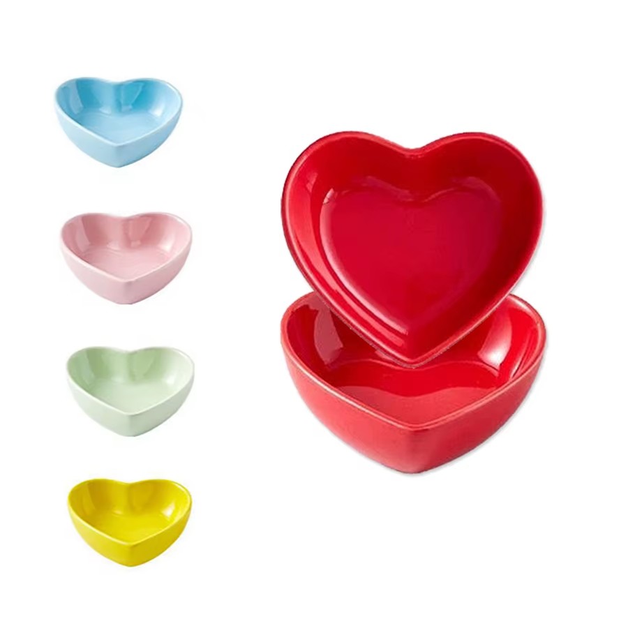 Gamelle coeur en céramique