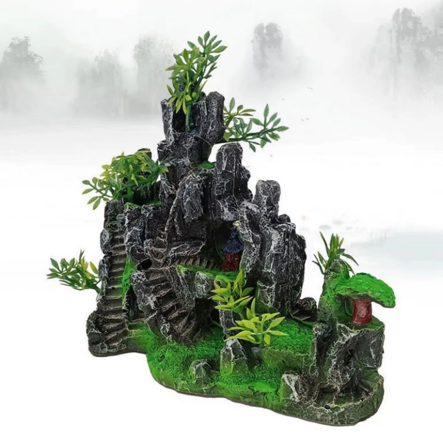 Montagnes-pour-aquarium-Décoration-montagneuse-pour-aquarium-Montagne-en-resine-pour-aquarium