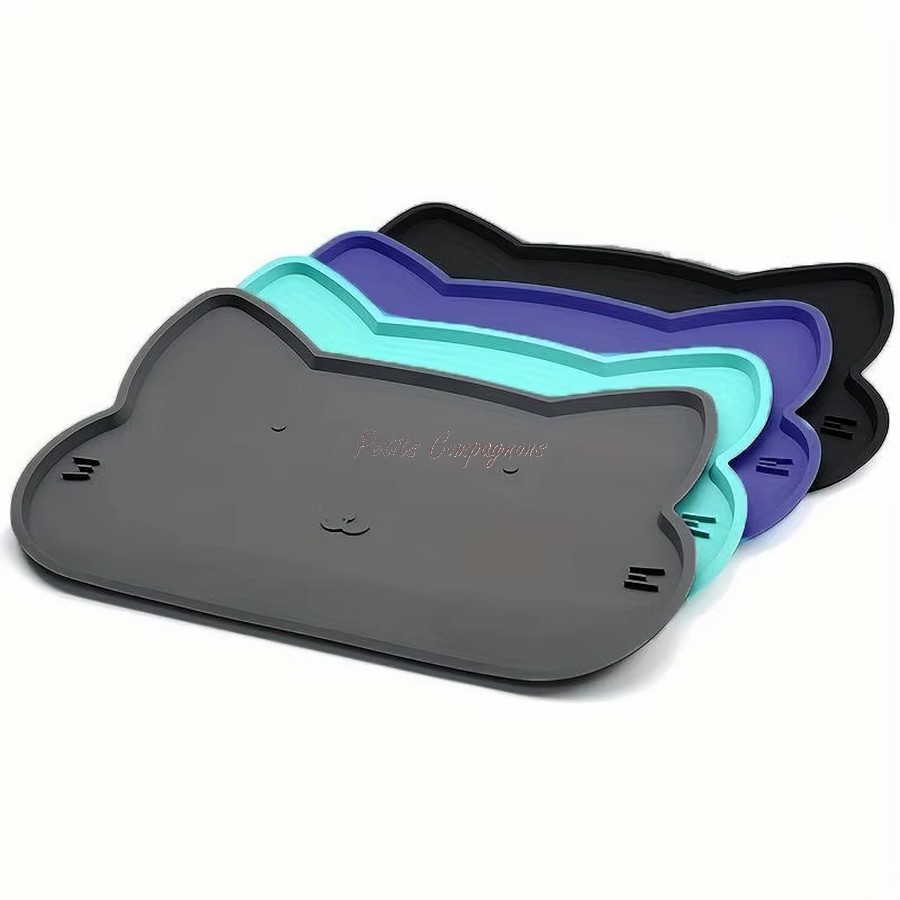 Tapis de gamelle Tête de chat