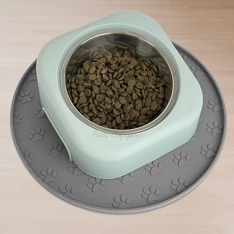 Tapis-protection-gamelle-rond-Dessous-de-gamelles-rond-Tapis-de-gamelles-rond-pour-animaux