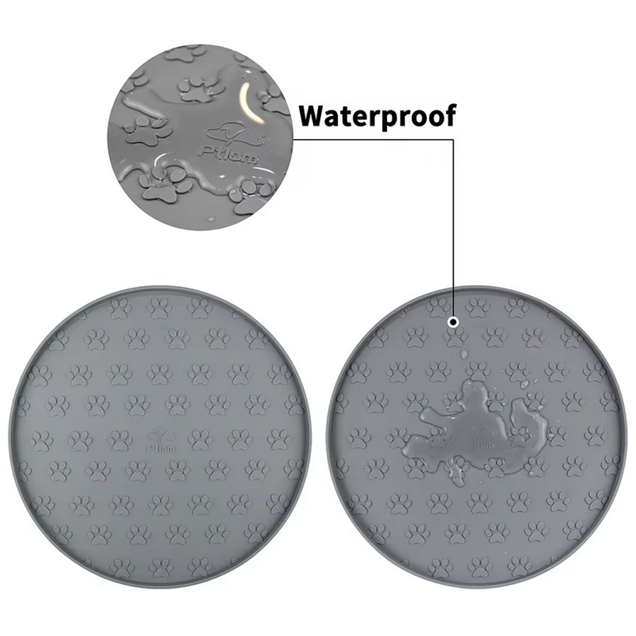 Tapis-protection-gamelle-rond-Dessous-de-gamelles-rond-Tapis-de-gamelles-rond-pour-animaux