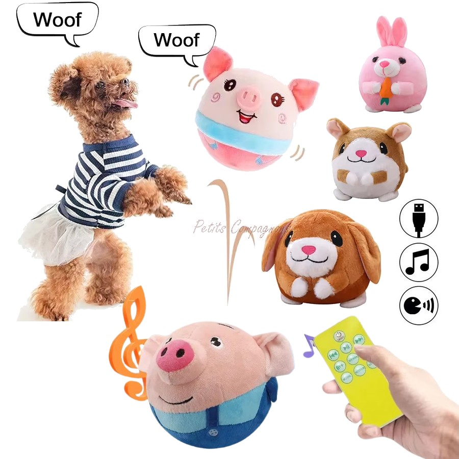Balle en peluche télécommandée