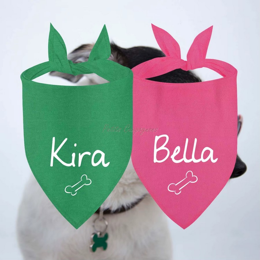 Bandana-a-personnaliser-pour-chat-chien-Grand-bandana-personnalise-pour-chien-Tour-de-cou-personnalise-grande-taille