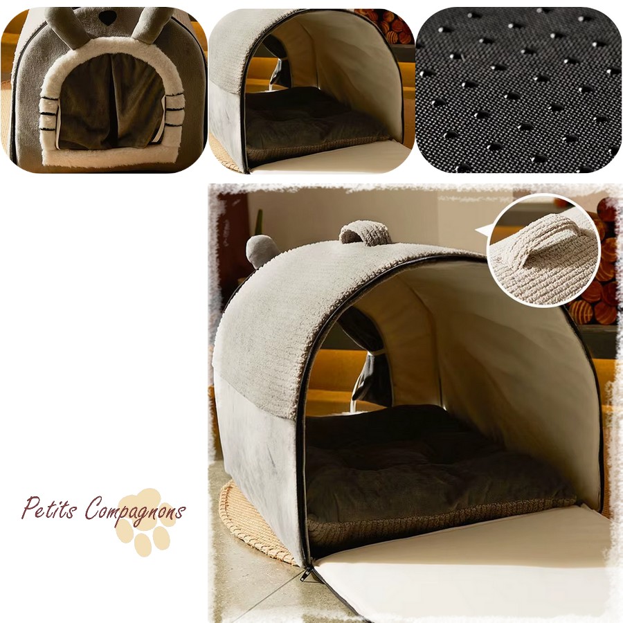 Niche-avec-poignée-Couchage-design-avec-poignee-pour-chien-Caisse-de-voyage-en-polaire-pour-chien-chat