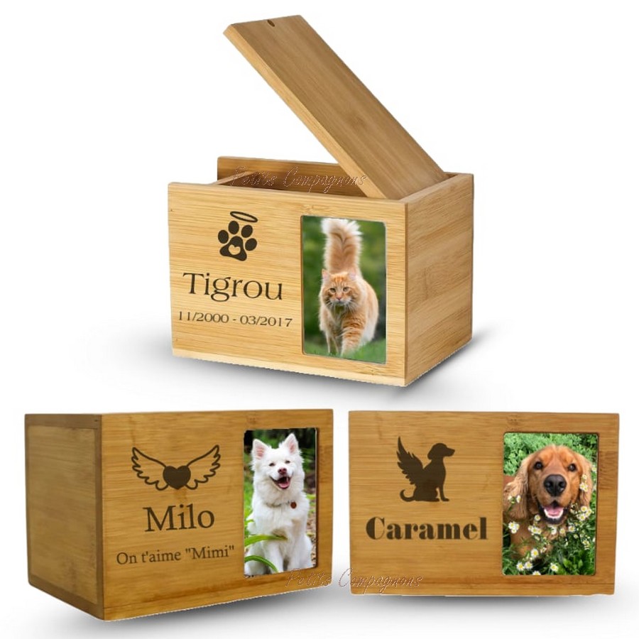 coffre à souvenirs personnalisé en bois