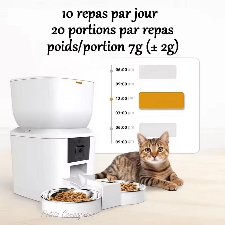 Distributeur-automatique-croquettes-vocal-avec-camera-Distributeur-programmable-a-distance-pour-animaux-Distributeur-nourriture-connecte-avec-camera