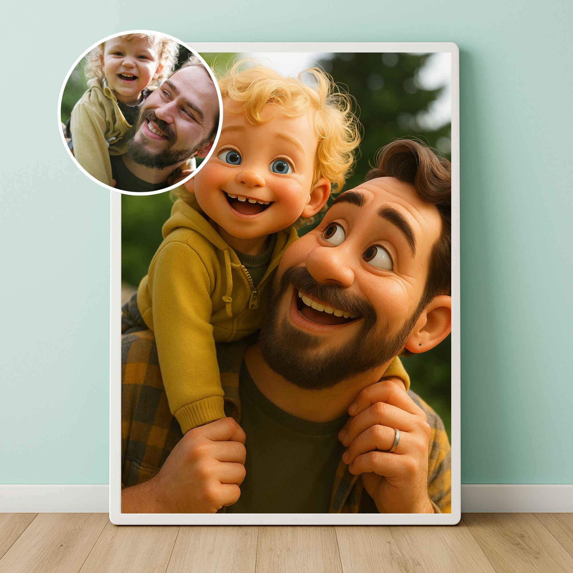 Caricature-photo-personnalisee-Affiche-caricature-cartoon-Tableau-photo-caricature