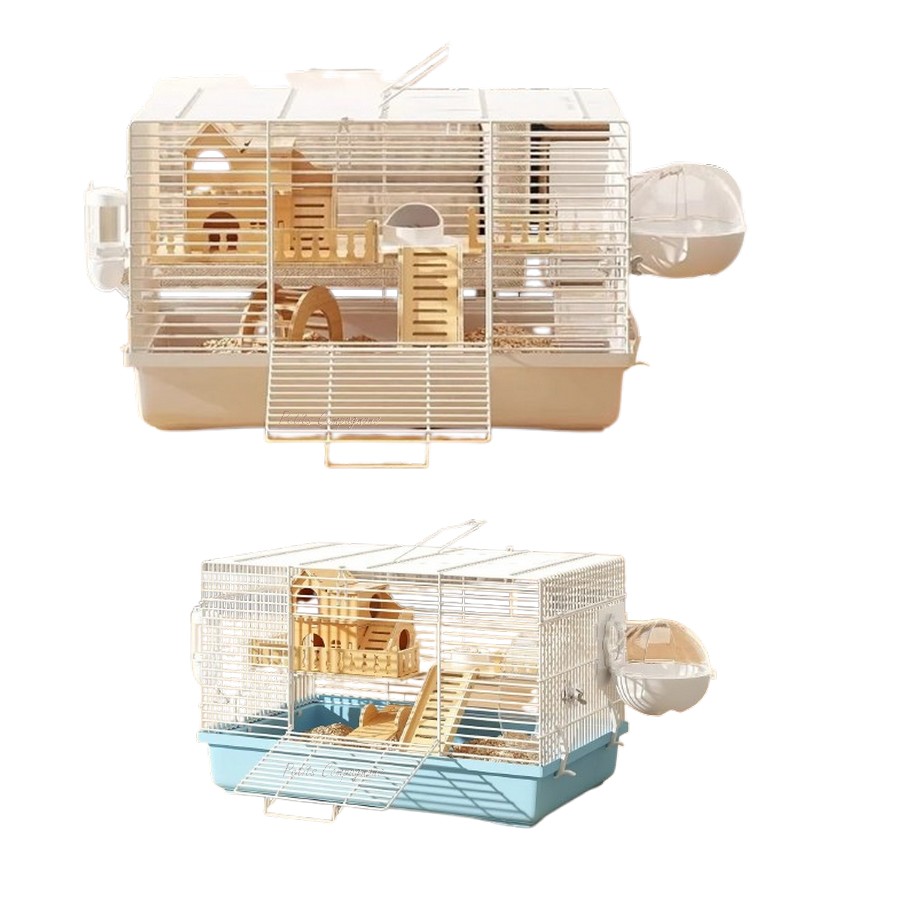 Cage à barreaux équipée
