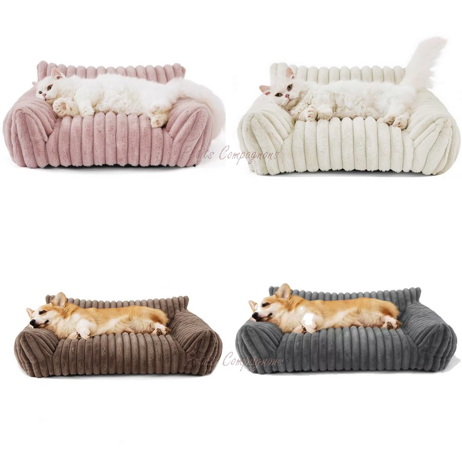 Canape-orthopedique-pour-animaux-Canape-lit-rembourre-pour-chien-Couchage-mémoire-de-forme-chat-chien