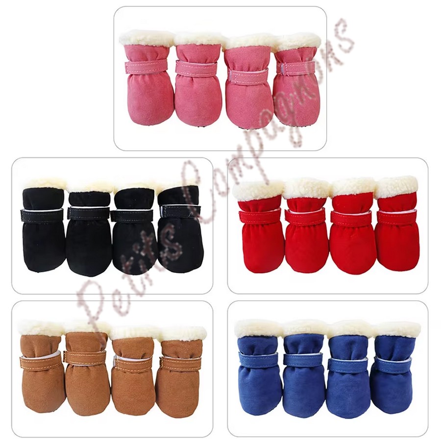Bottines-impermeable-chien-Bottines-reglables-chat-Bottine-chaude-chien-chat