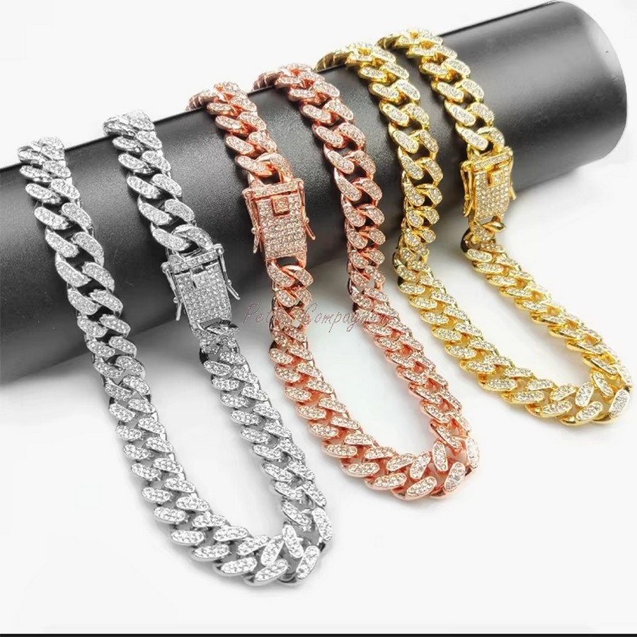 Bijou-collier-diamant-pour-animaux-Collier-strass-chien-Bijou-strass-chat