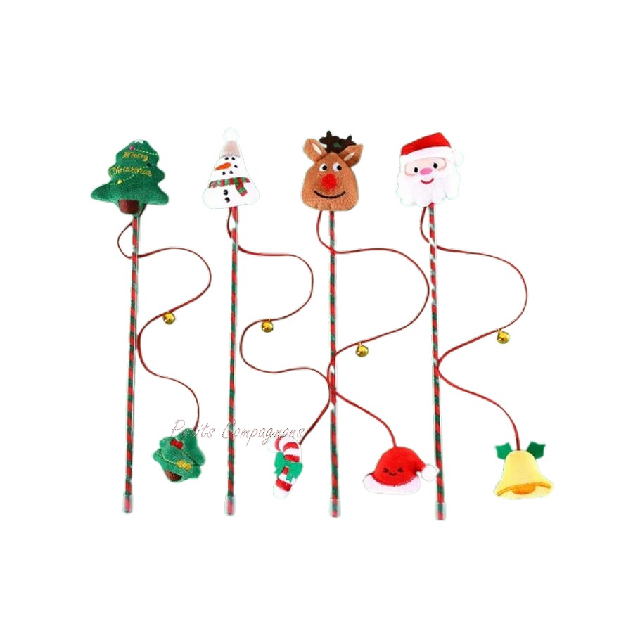 Canne à pêche de Noël