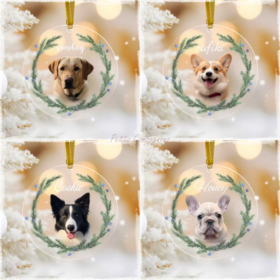 Decoration-sapin-de-noel-photo-chien-Cadeau-personnalisee-photo-chien-Suspension-personnalisee-chien
