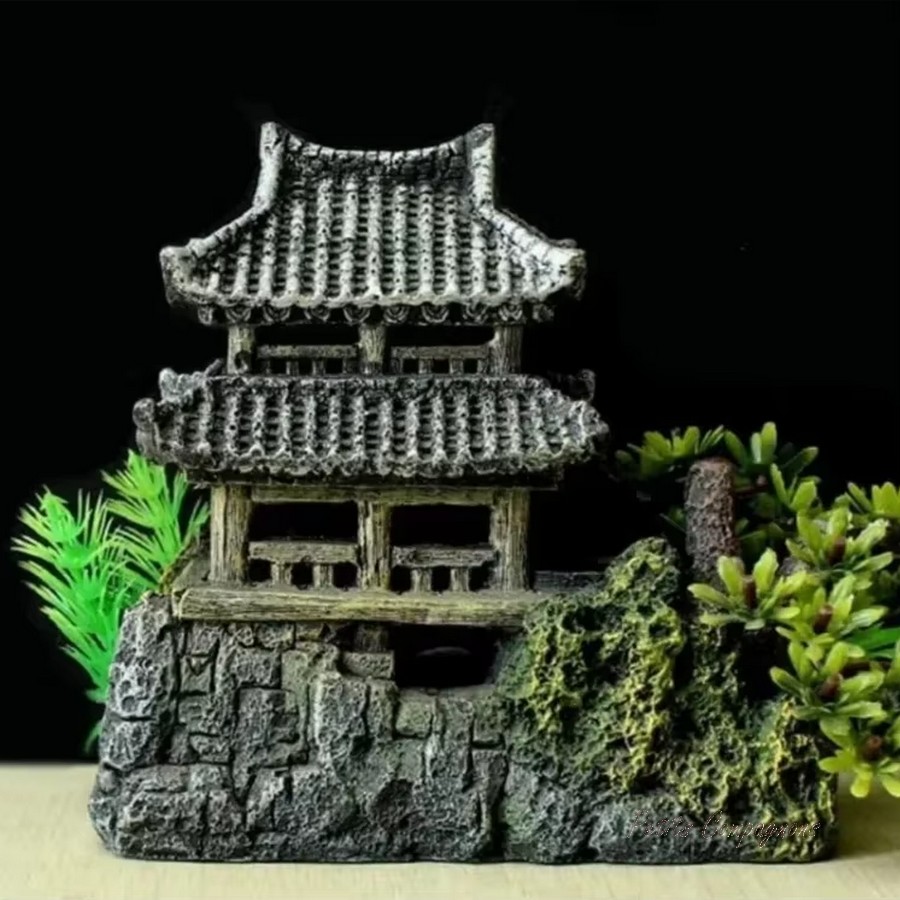 Decoration-maison-zen-aquarium-Maison-resine-pour-aquarium-Decoration-temple-pour-aquarium