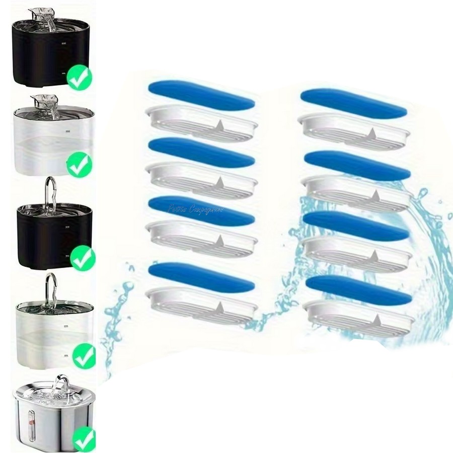 Filtres de rechange fontaine à eau USB silencieuse