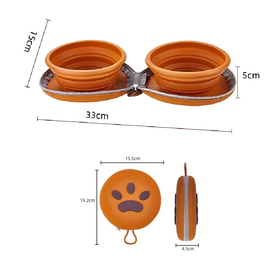 Gamelle-design-chien-pliable-Bol-pliable-tendance-chat-Bol-2-en1-pliable