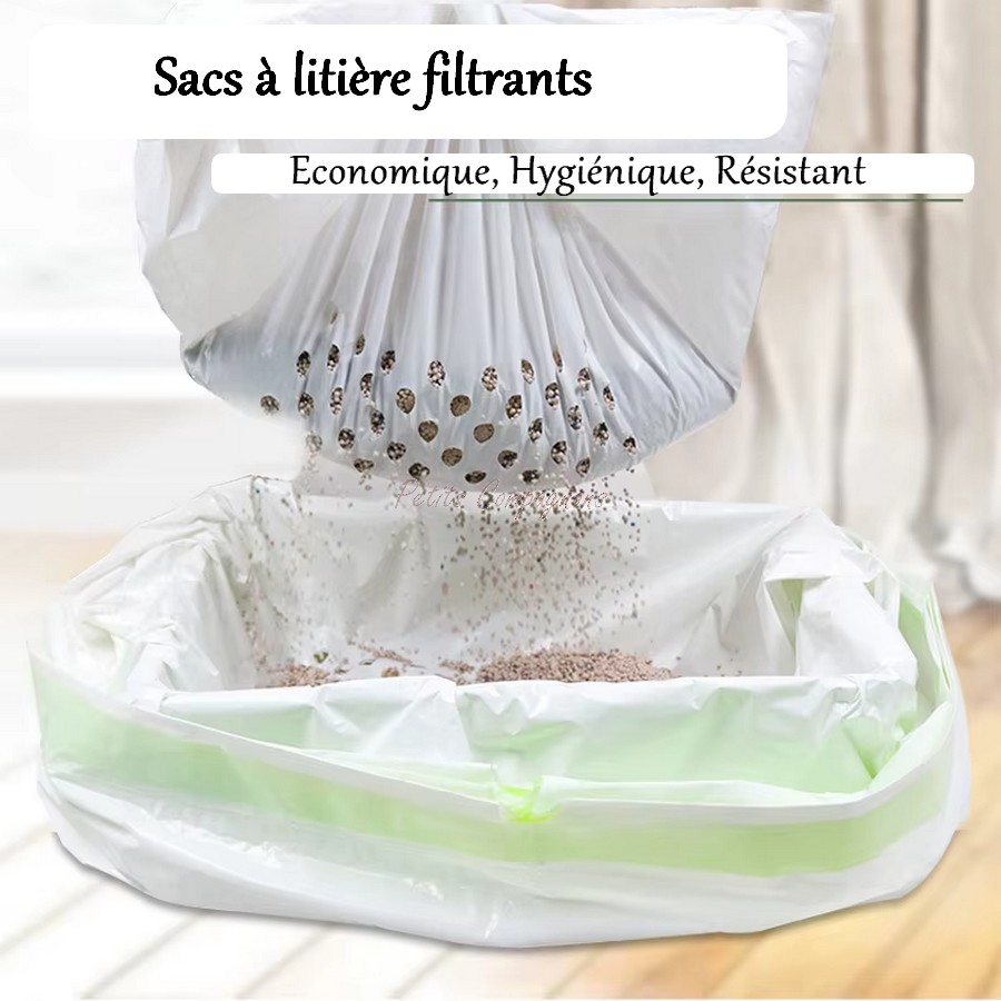 Sac à litière économique - Lot de 7