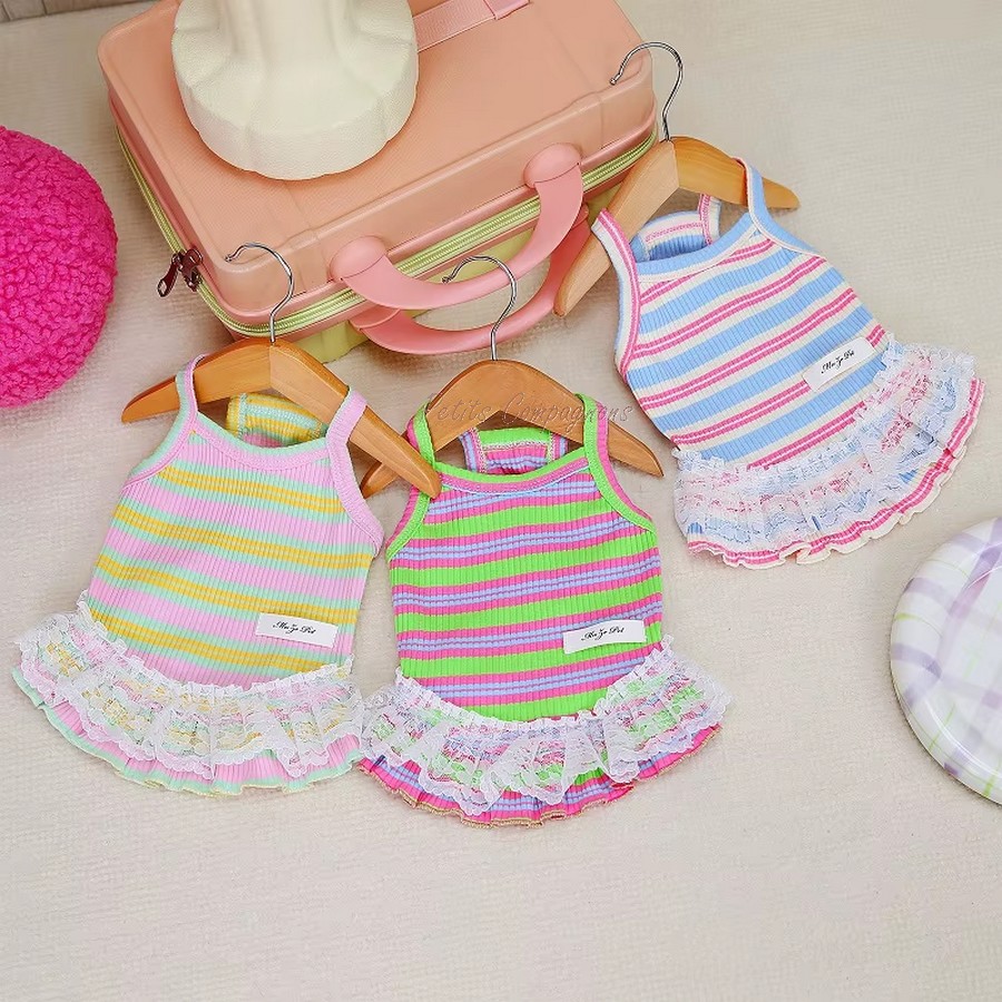 Robe-ete-chienne-bretelles-rayures