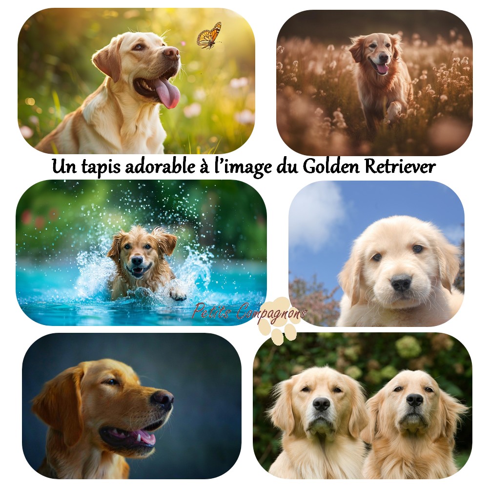 Tapis de sol Golden Retriever