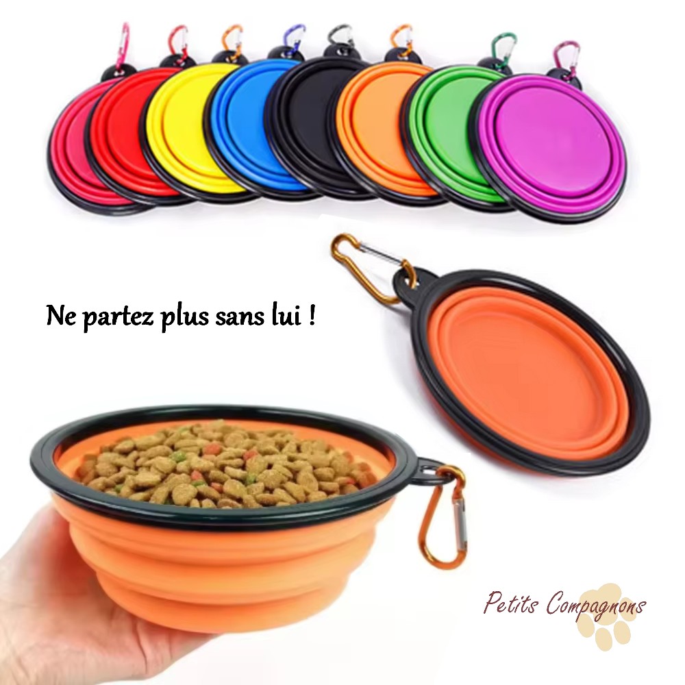 Bol pliable de voyage