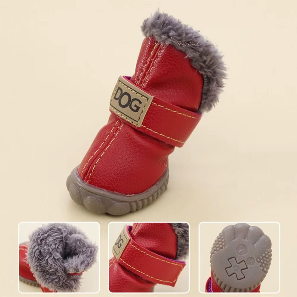 chaussures-chien-hiver-antiderapantes