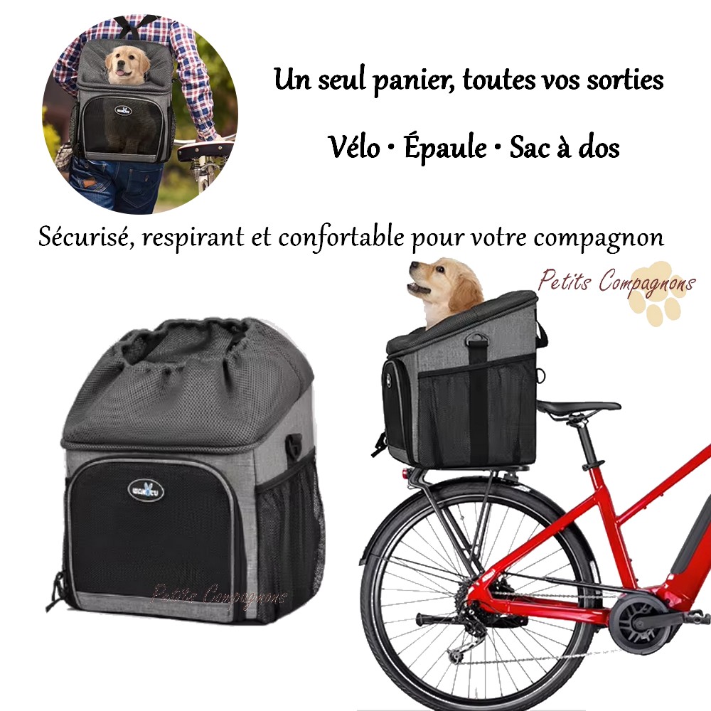 Panier pour vélo multi position