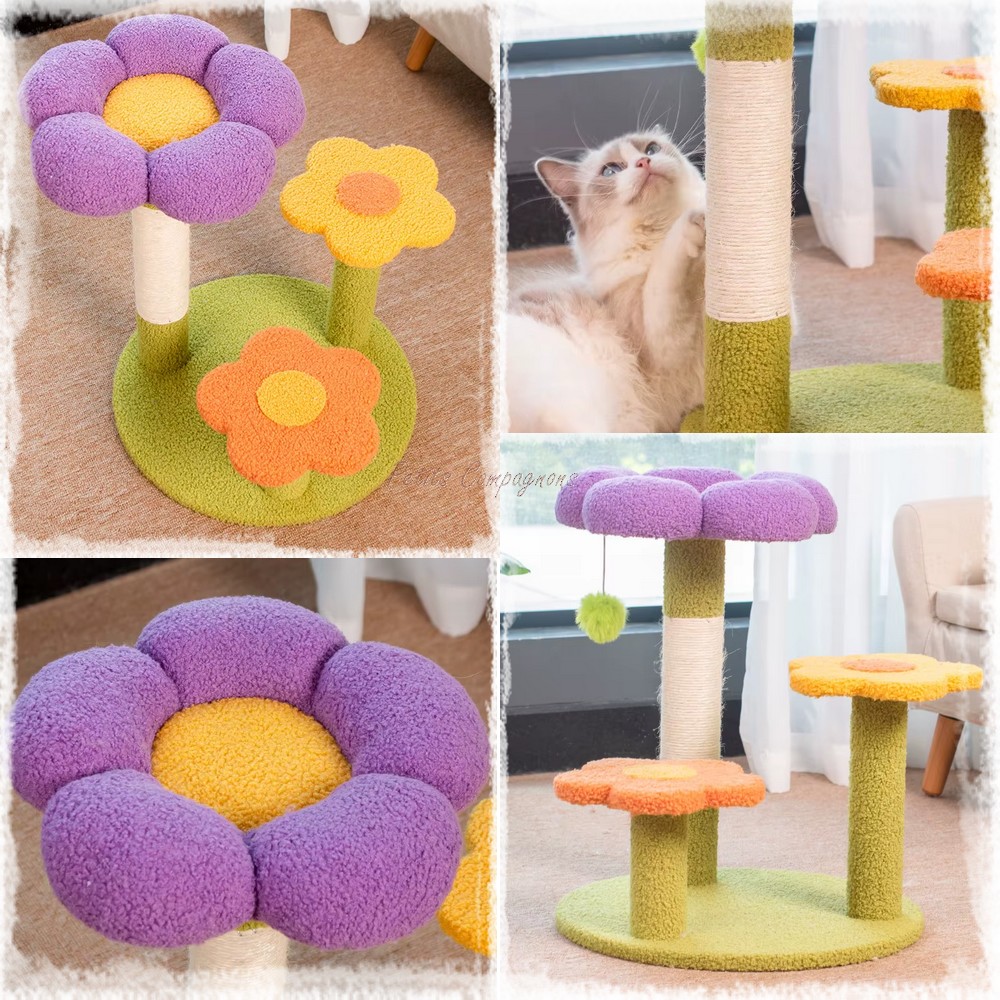griffoir-chat-plateformes-fleur