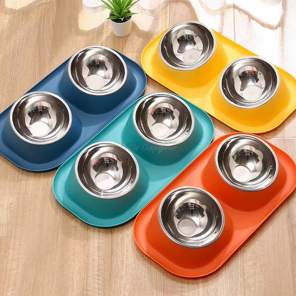 gamelle-double-inox-antiderapante