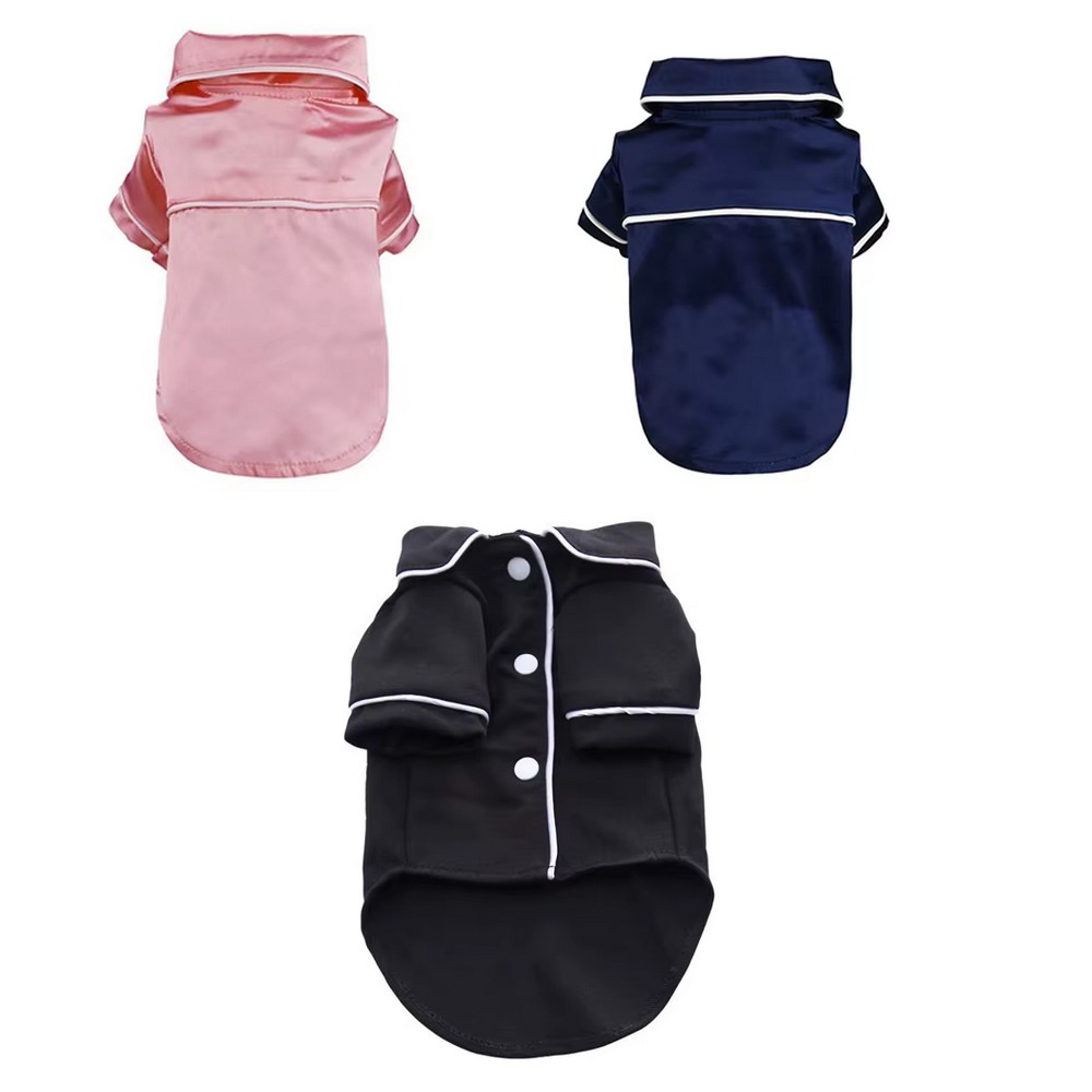 Chemise pyjama satinée
