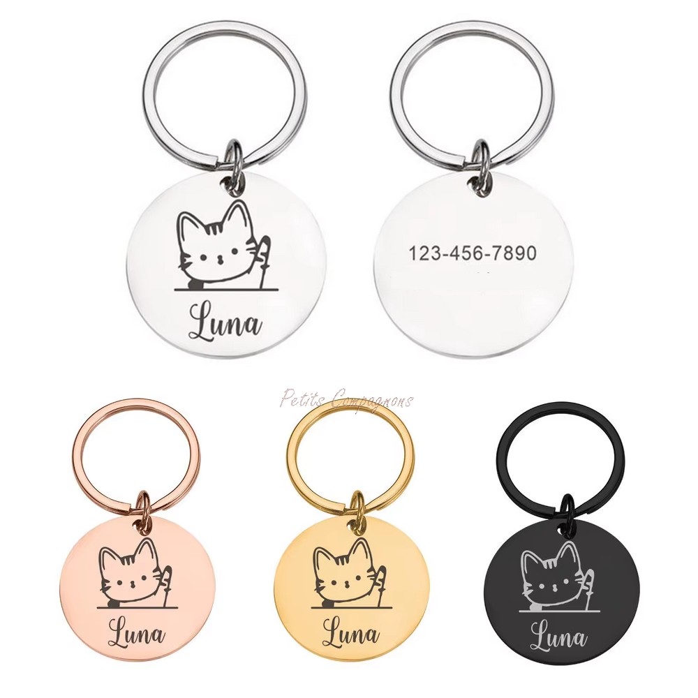 Médaille d\'identification chat