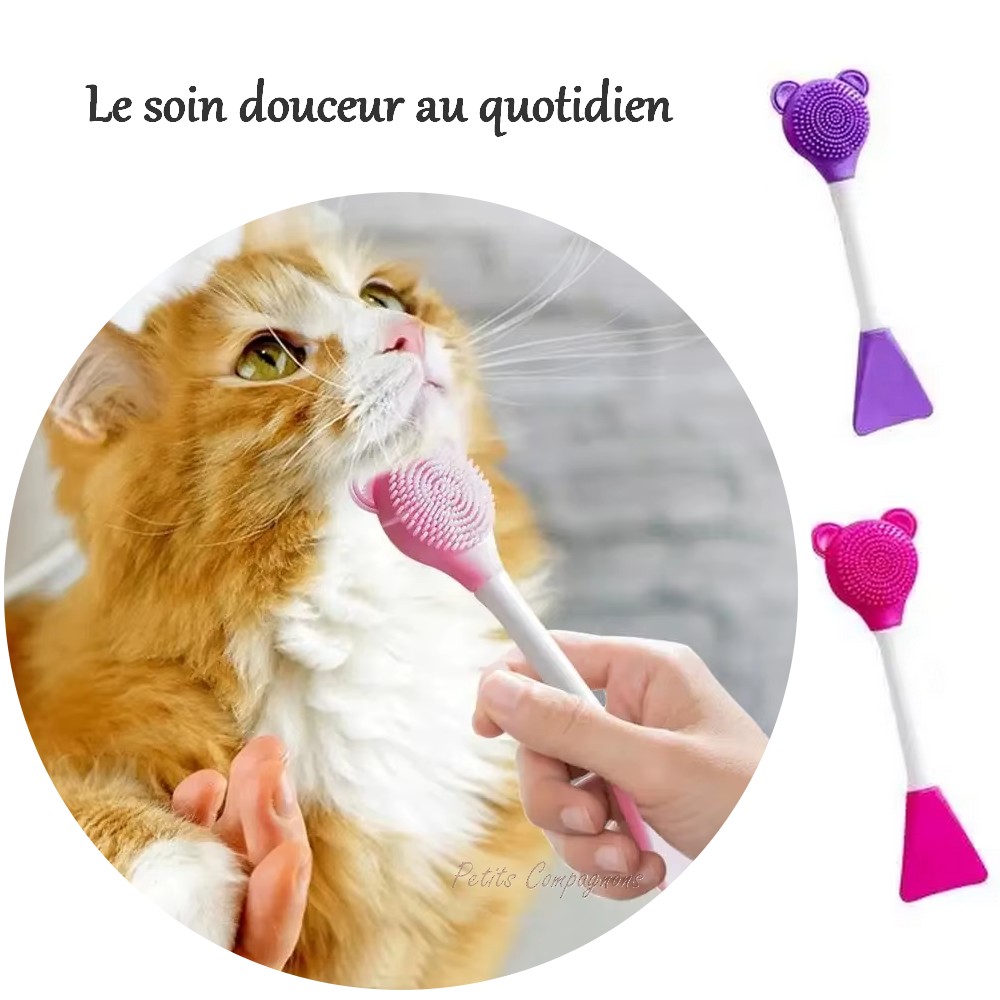 Brosse de toilettage multifonction en silicone