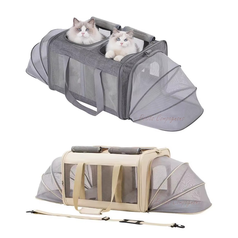 Sac de transport double compartiment extensible
