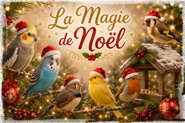 Boutique de Noël pour oiseaux