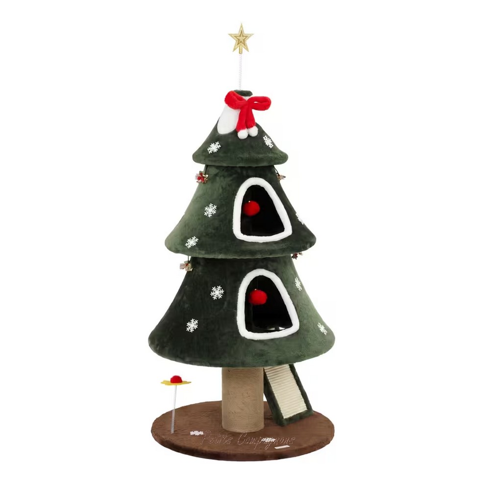 Arbre à chat de Noël