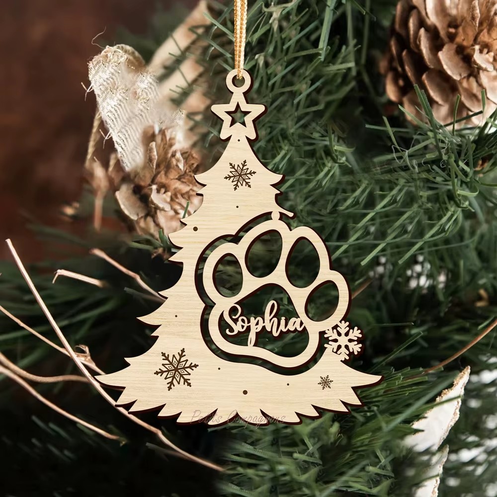 decoration-bois-chien-noel