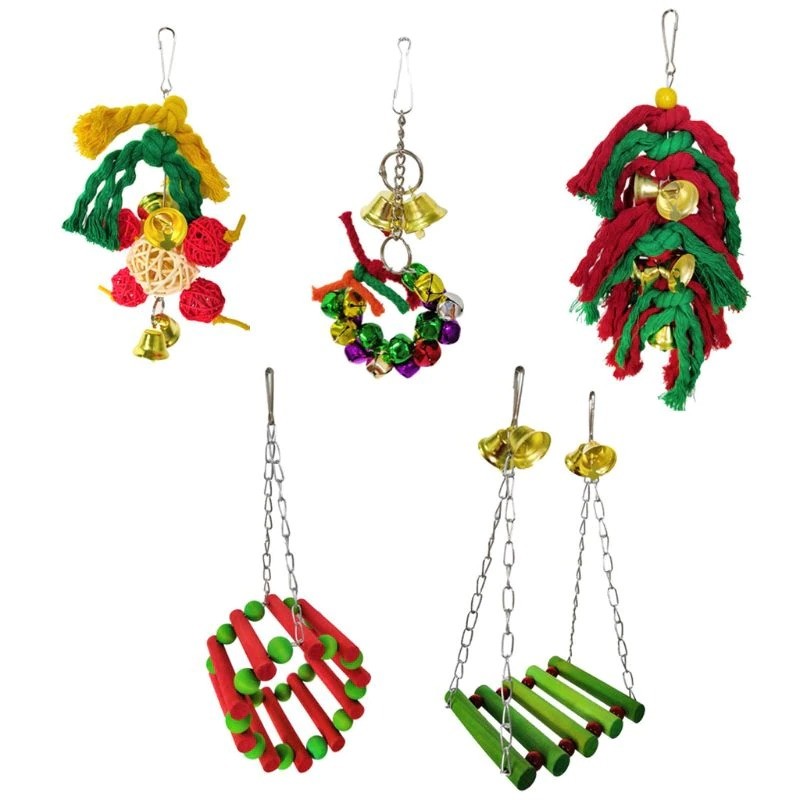 Jouet-noel-pour-oiseau-Cadeau-noel-pour-oiseau-Suspension-noel-pour-oiseau-Jouet-noel-pour-perruche-Jouet-noel-pour-perroquet-Lot-jouets-oiseaux