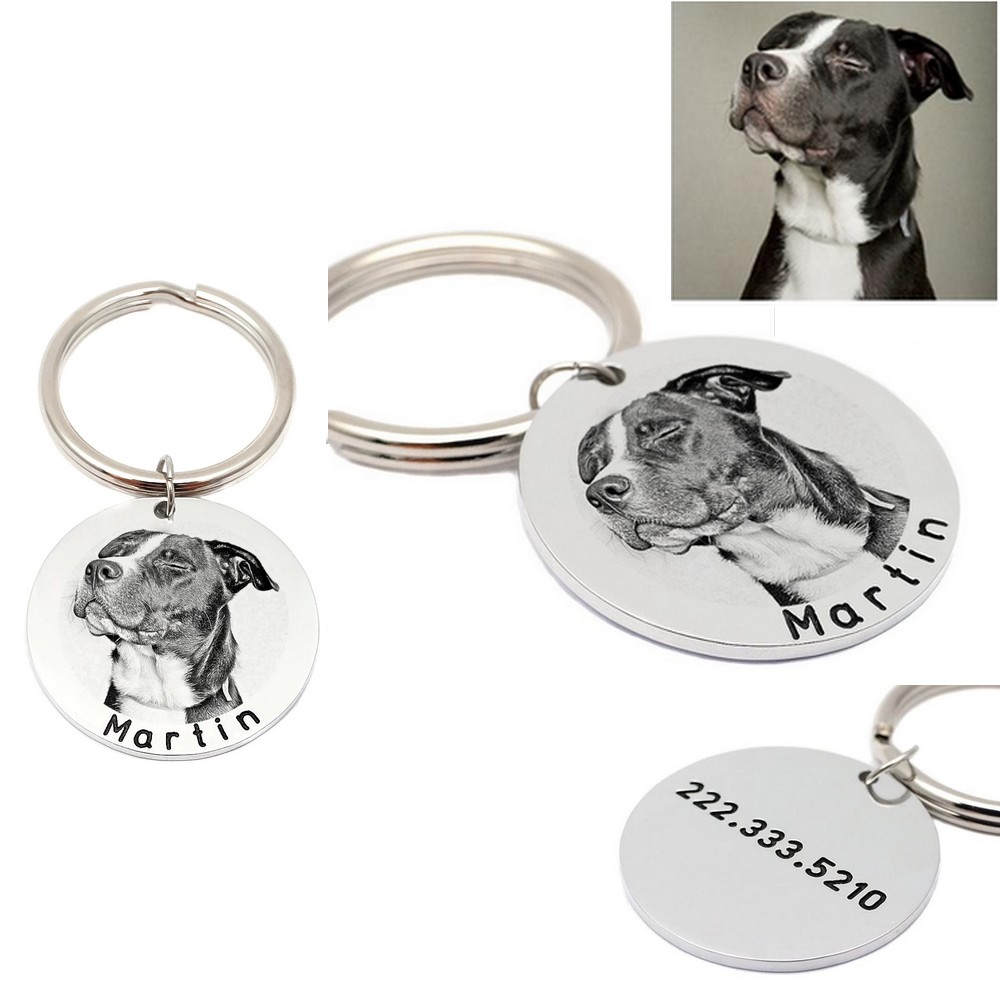 Medaille de collier pour chien à personnaliser