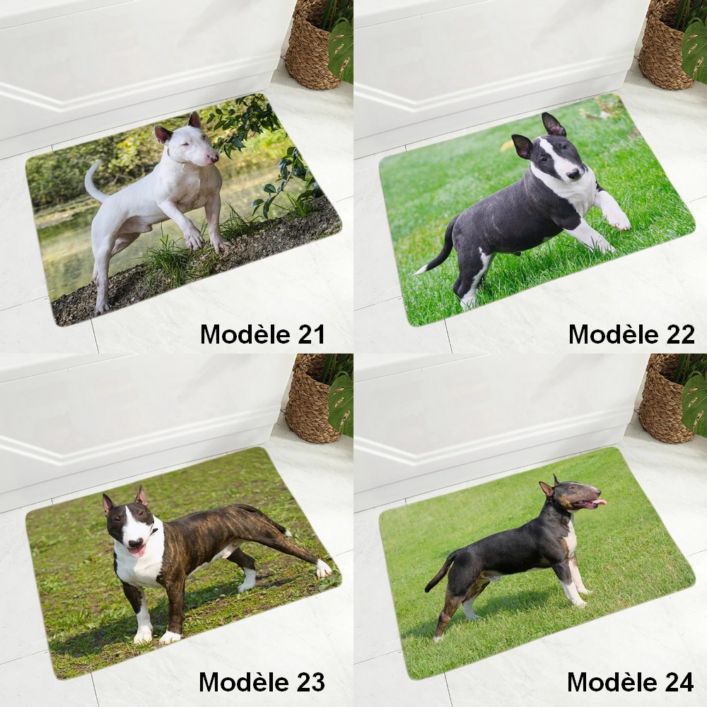 decoration maison tapiVirales-Polymères pour chien Bull Terrier, Tapis de  sol, Convient pour la cuisine, la salle de bain, les virus de porte,  l'extérieur, l'amour mignon, le garage, le sous-pied, le salon, Non ALD LEA  - AliExpress