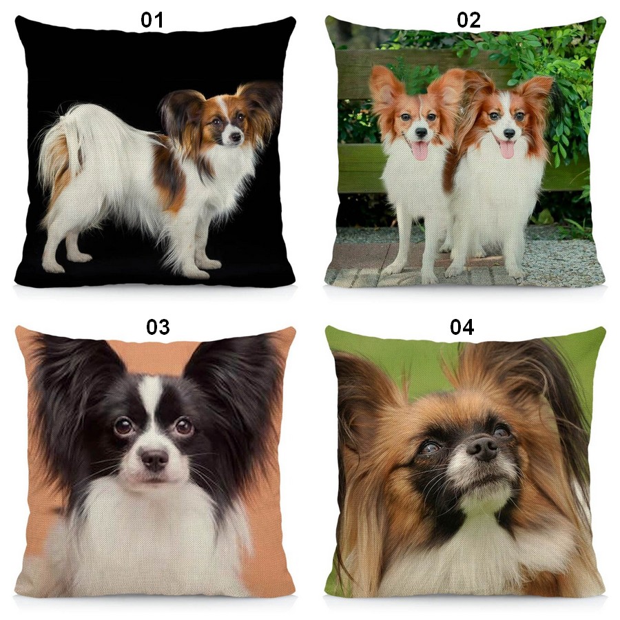 Coussin-chien-Housse-coussin-chien-papillon-Coussin-chien-papillon-Coussin-avec-photo-papillon