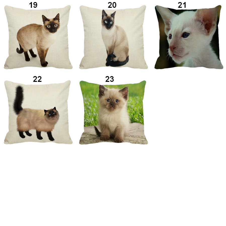 Coussin-chat-Housse-coussin-chat-Coussin-siamois-Coussin-chat-siamois-Coussin-motif-chat