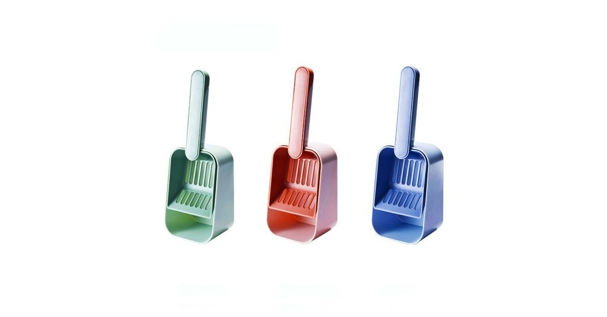 Pelle à Litière Chat En Acier Inoxydable MUNTE – 26 Cm Avec Jouet Offert – Solide Et Antidérapante